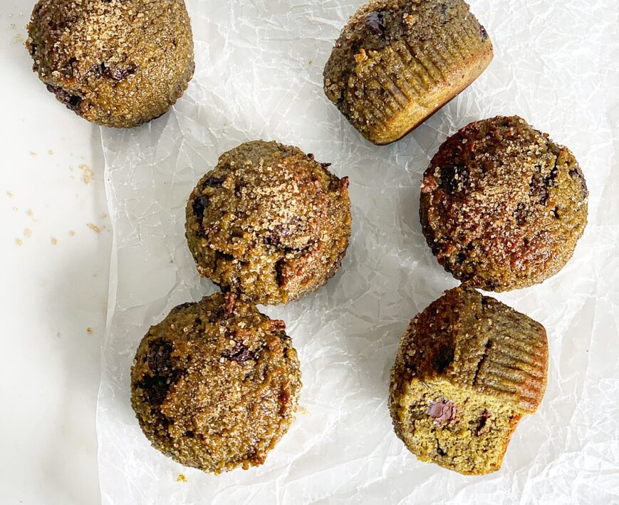 Buffins: Zucchini Chocolate Chip