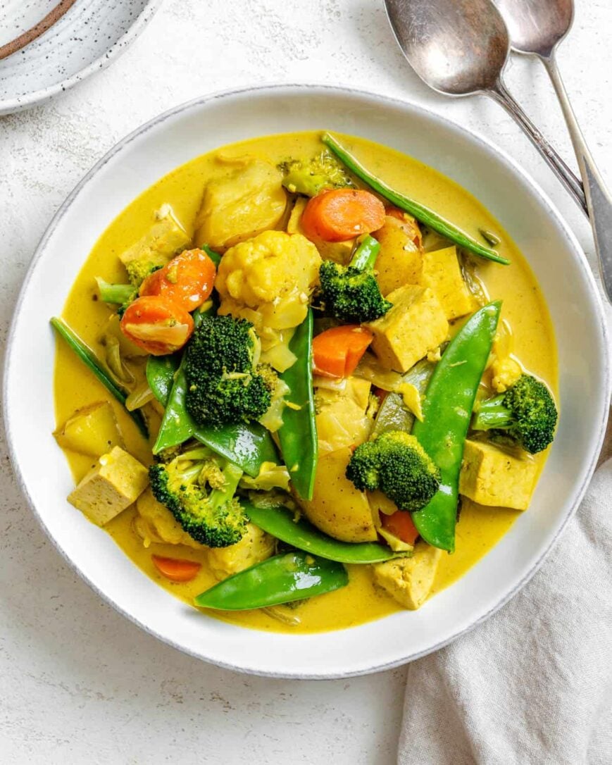 Golden Coconut Curry Bowl