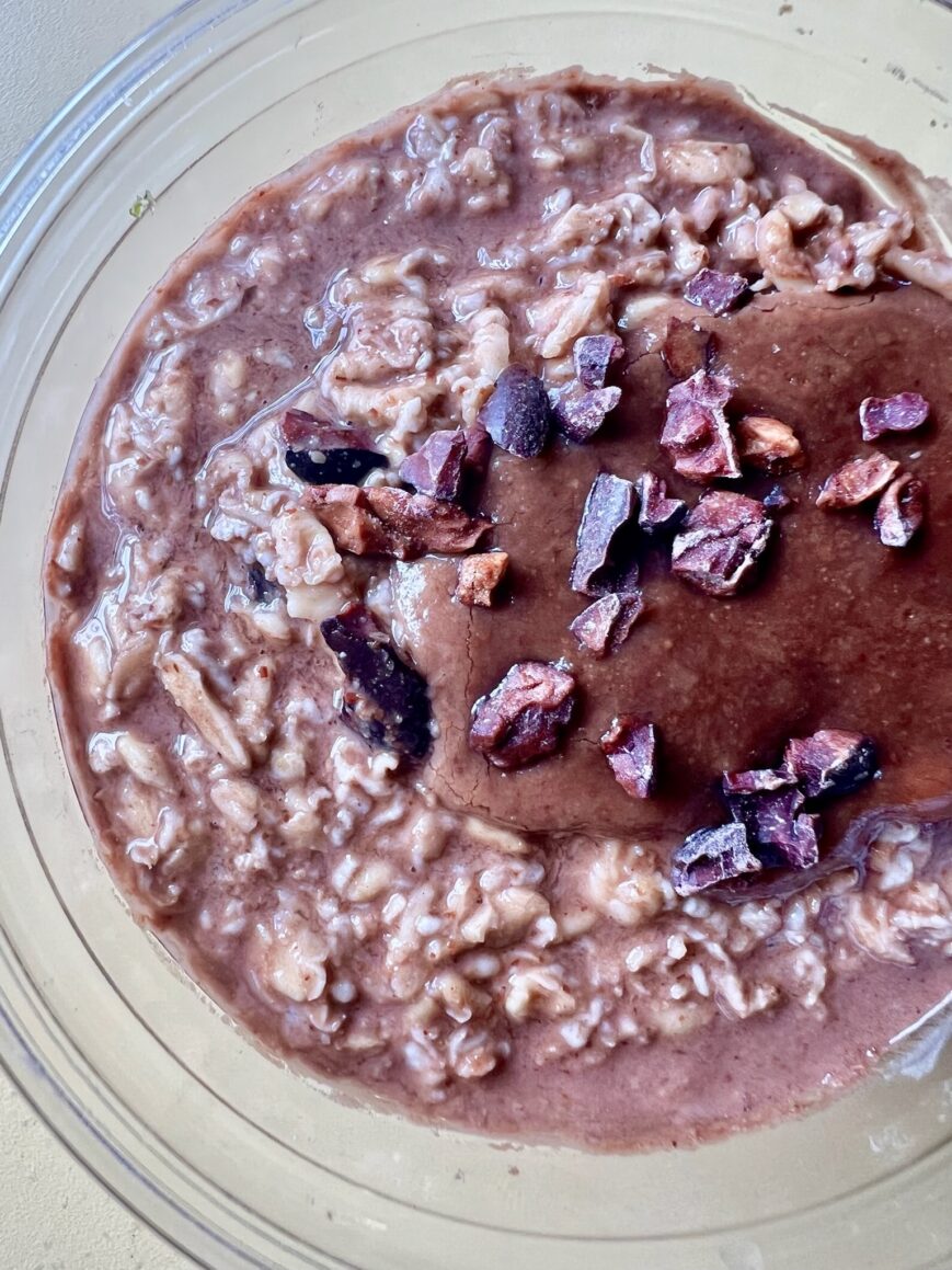 Overnight Oats: Almond Cacao Sea Salt