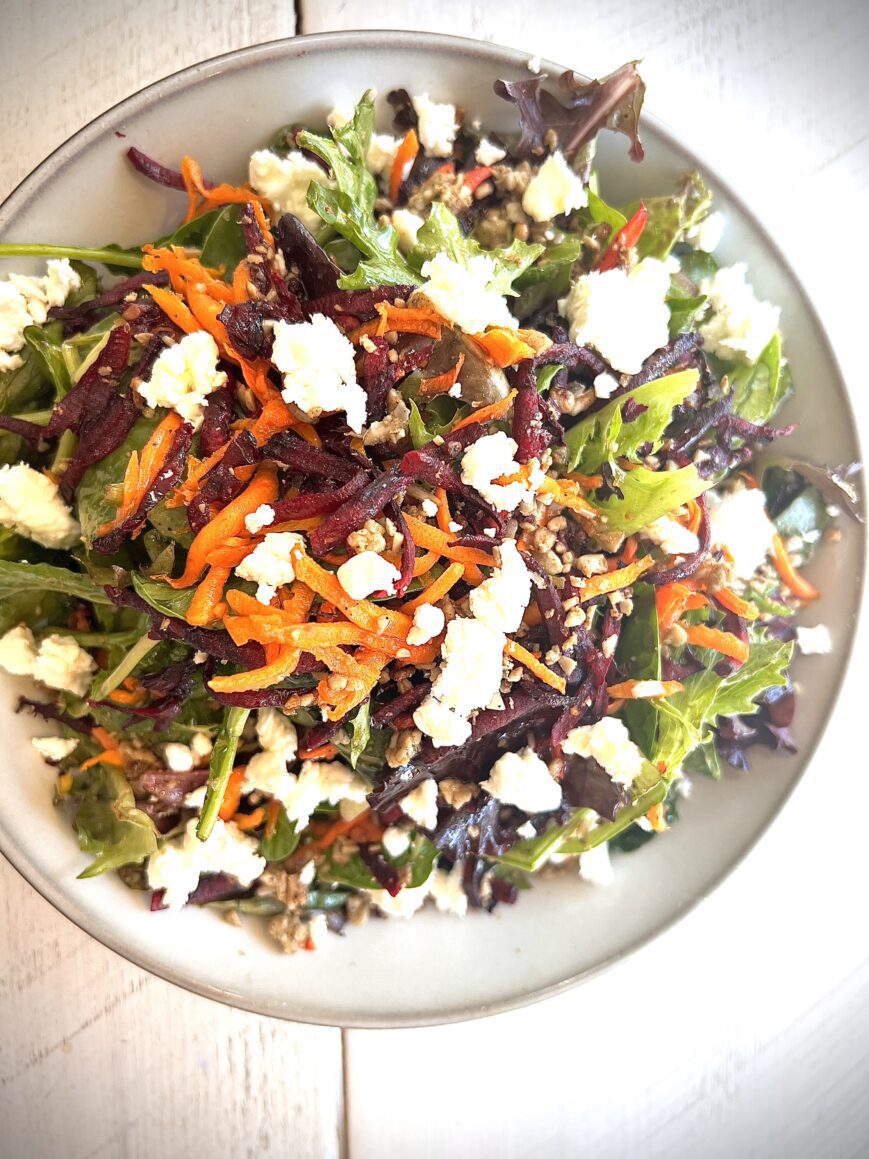 Shredded Beet & Carrot Salad