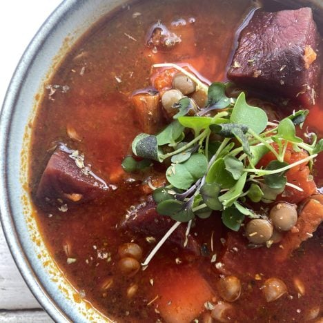 Tuscan Root and Lentil Soup