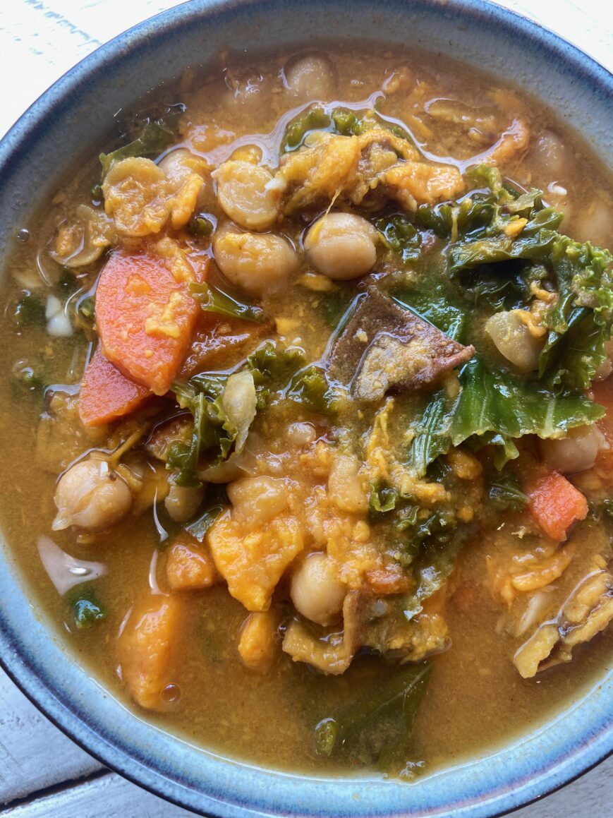 Sweet Potato Chickpea Soup