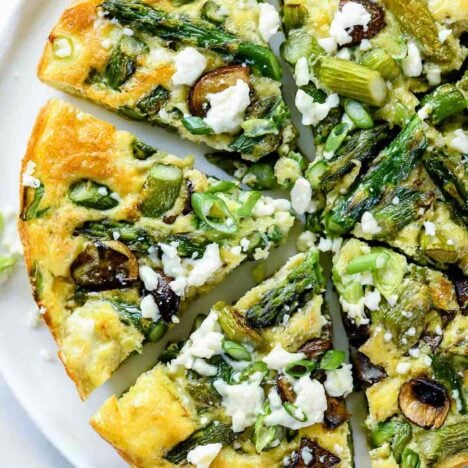 Spring Asparagus & Mushroom Frittata