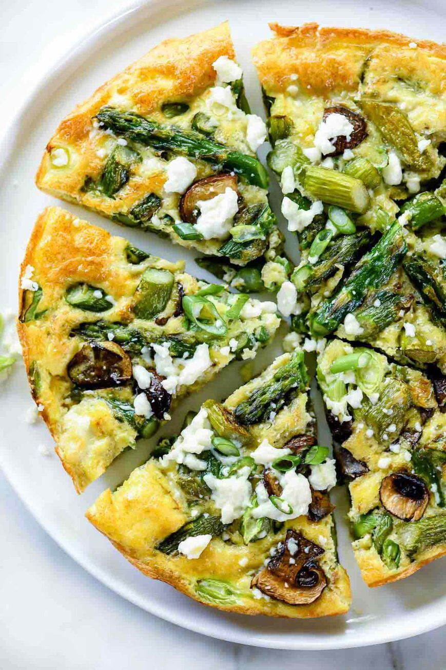 Spring Asparagus & Mushroom Frittata