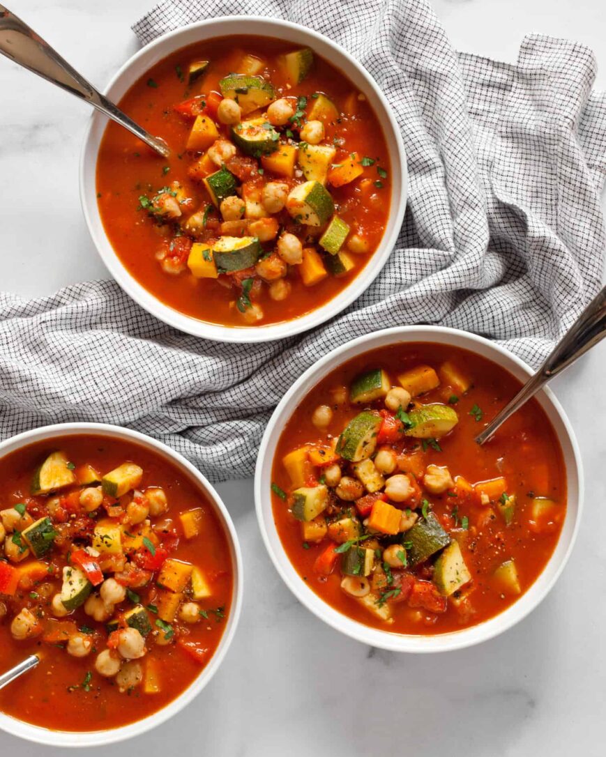 Vegetable Harissa Soup
