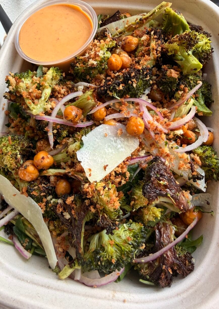 Calabrian Roasted Broccoli Caesar