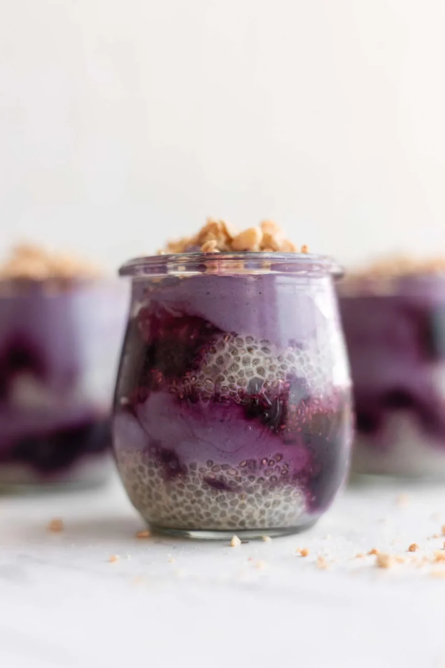 Chia Pudding: Blackberry Walnut